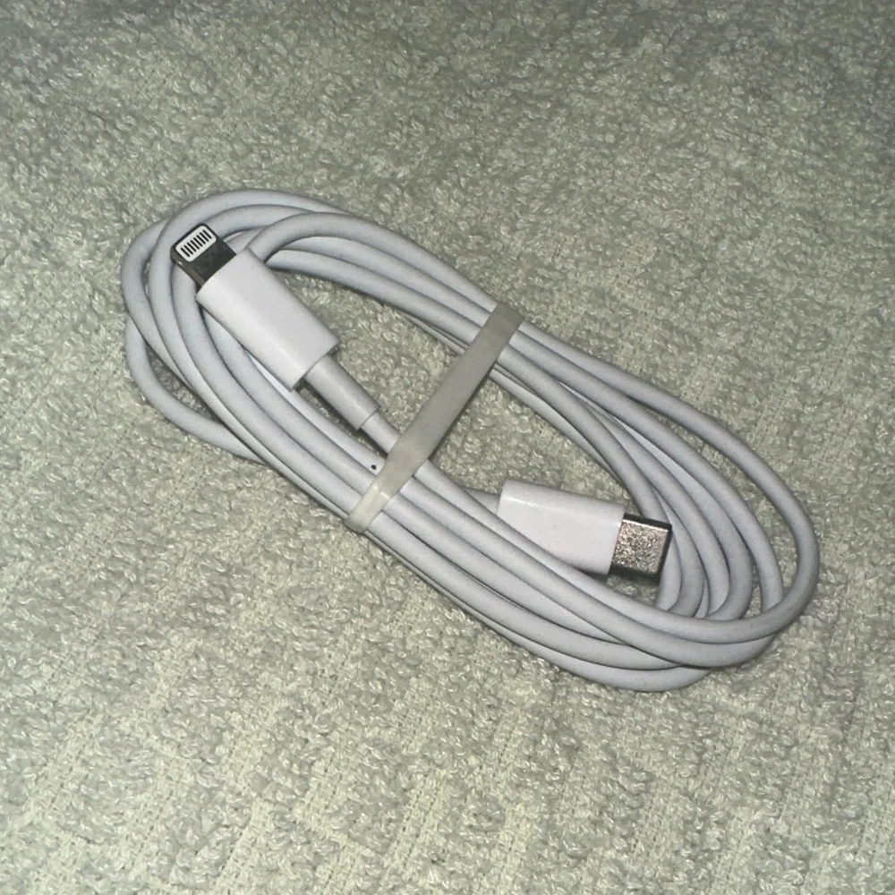 White Charging Cable for IPhone